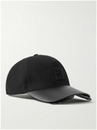 Fendi - Logo-Embroidered Cotton-Canvas and Leather Baseball Cap with Sunglasses