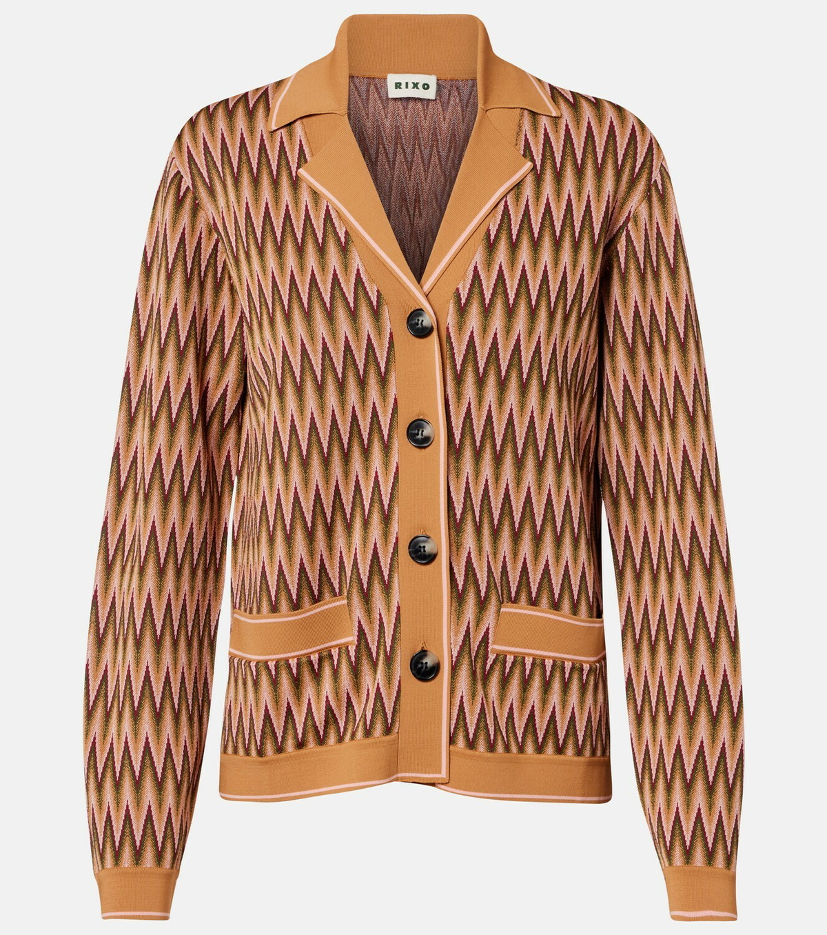 Rixo Quinley jacquard cardigan