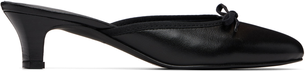 Paloma Wool Black Petra Mule Heels