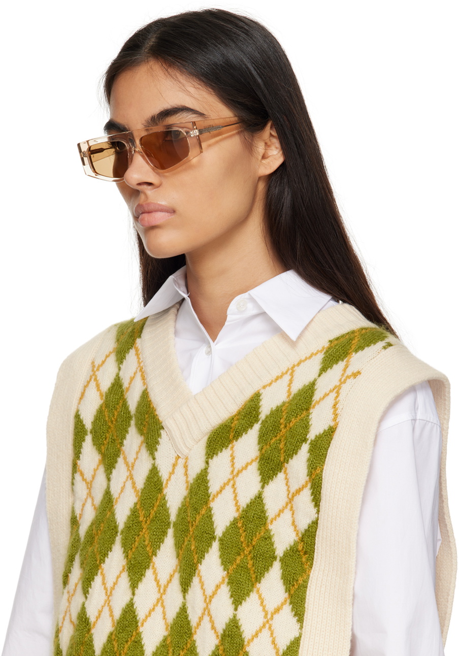 Filippa K Pink Angled Sunglasses