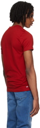 Lacoste Red Croc Print T-Shirt