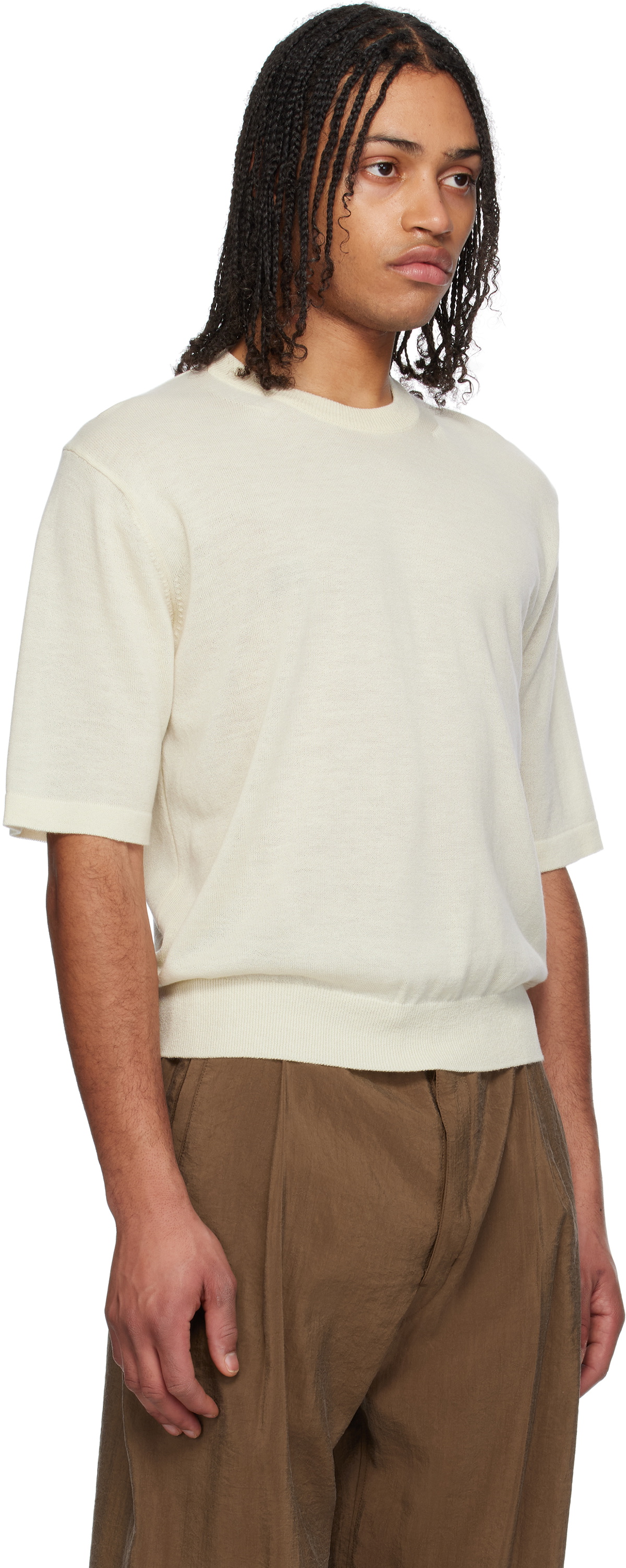 アパルトモン　Cashmere Silk Sheer T Shirt Sheer T-shirts（ニット／セーター）｜L'Appartement（アパルトモン