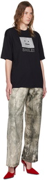 Acne Studios Black Relaxed-Fit T-Shirt