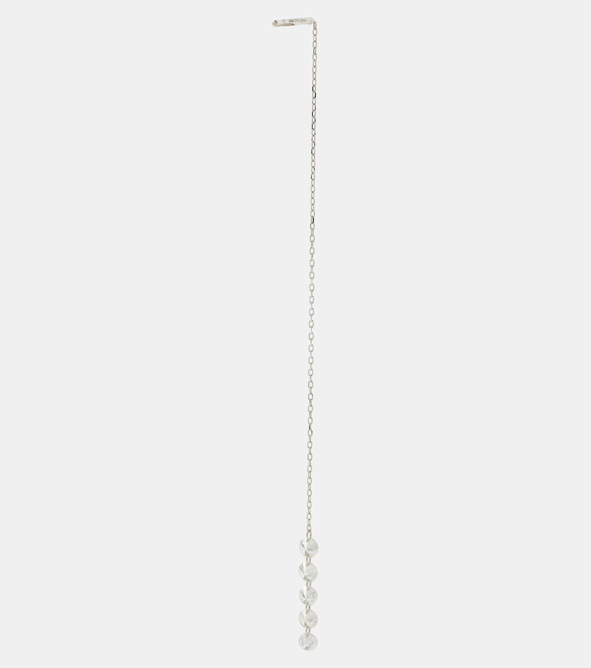Persée Danaé 18kt white gold drop earrings with diamonds