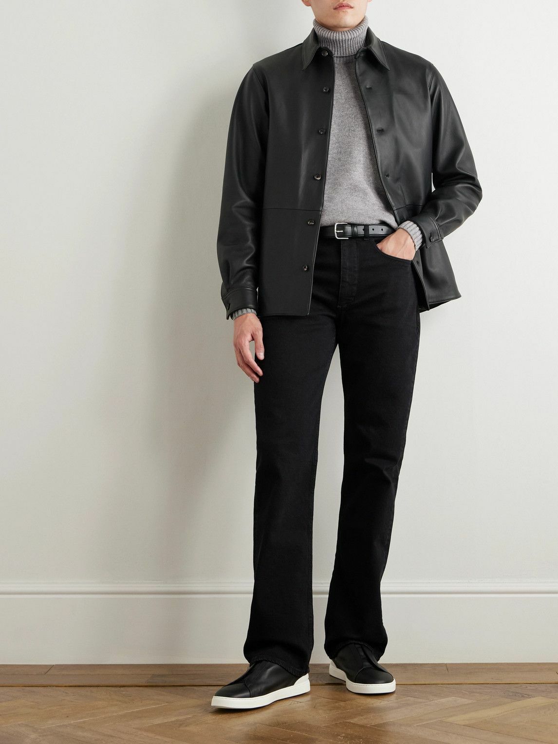 Thom Sweeney - Cashmere Rollneck Sweater - Gray