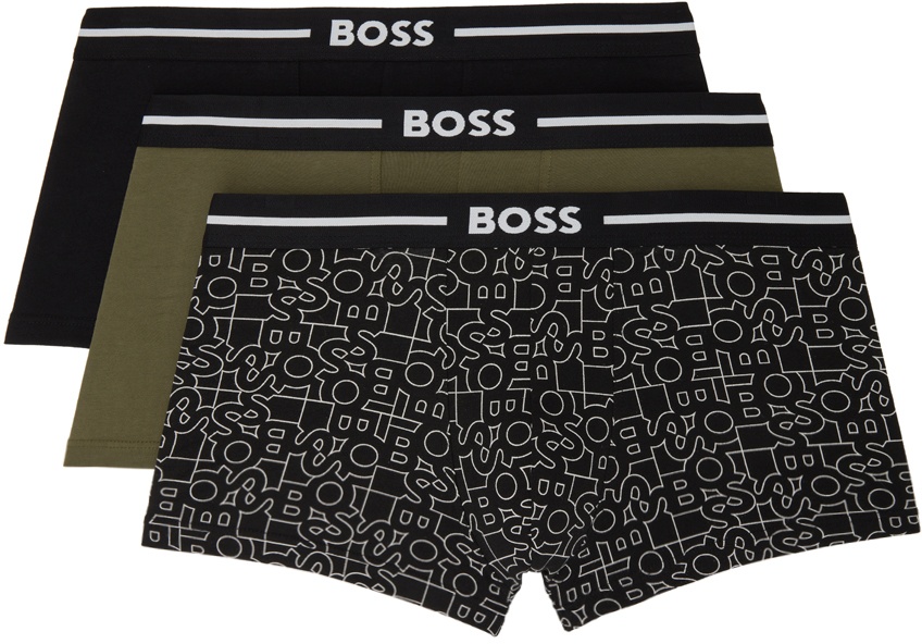 Photo: BOSS Three Pack Multicolor Bold Boxers