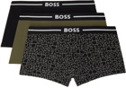 BOSS Three Pack Multicolor Bold Boxers