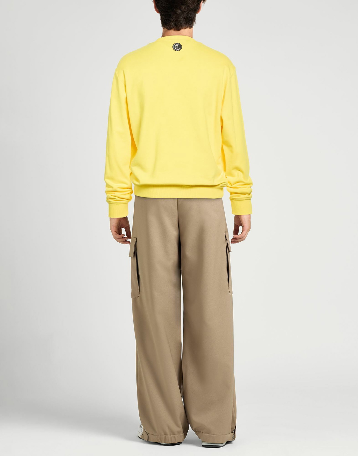 Just Cavalli Mens Sweatshirt in Yellow