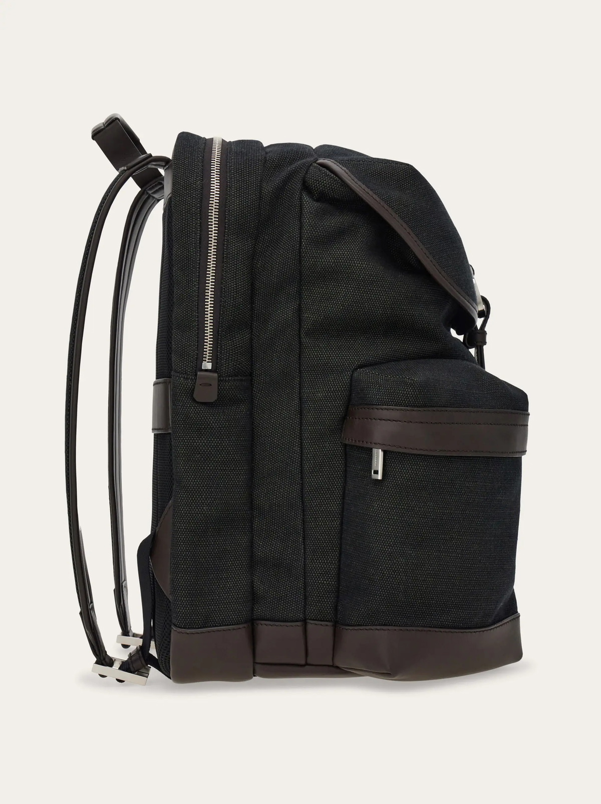 Ferragamo Mens Canvas backpack in Green