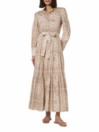 MC2 Saint Barth Woman Beige Bandanna Cotton Dress Jensen
