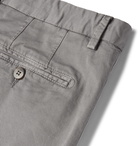 Boglioli - Grey Slim-Fit Stretch-Cotton Twill Suit Trousers - Gray