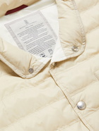 Brunello Cucinelli - Quilted Nylon Down Gilet - Neutrals