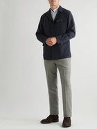 Kingsman - Linen Chore Jacket - Blue