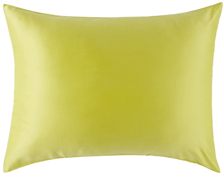 Photo: Good Side Green Silk Standard Pillow Case