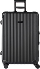master-piece Black Trolley Suitcase, 75 L