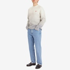 Casablanca Men's Gradient Mohair Crew Knit in Grey Gradient