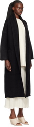 Lauren Manoogian Black Long Shawl Cardigan