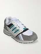 adidas Consortium - EQT CSG 91 Rubber-Trimmed Suede and Mesh Sneakers - White