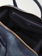 TOM FORD - Leather-Trimmed Suede Weekend Bag