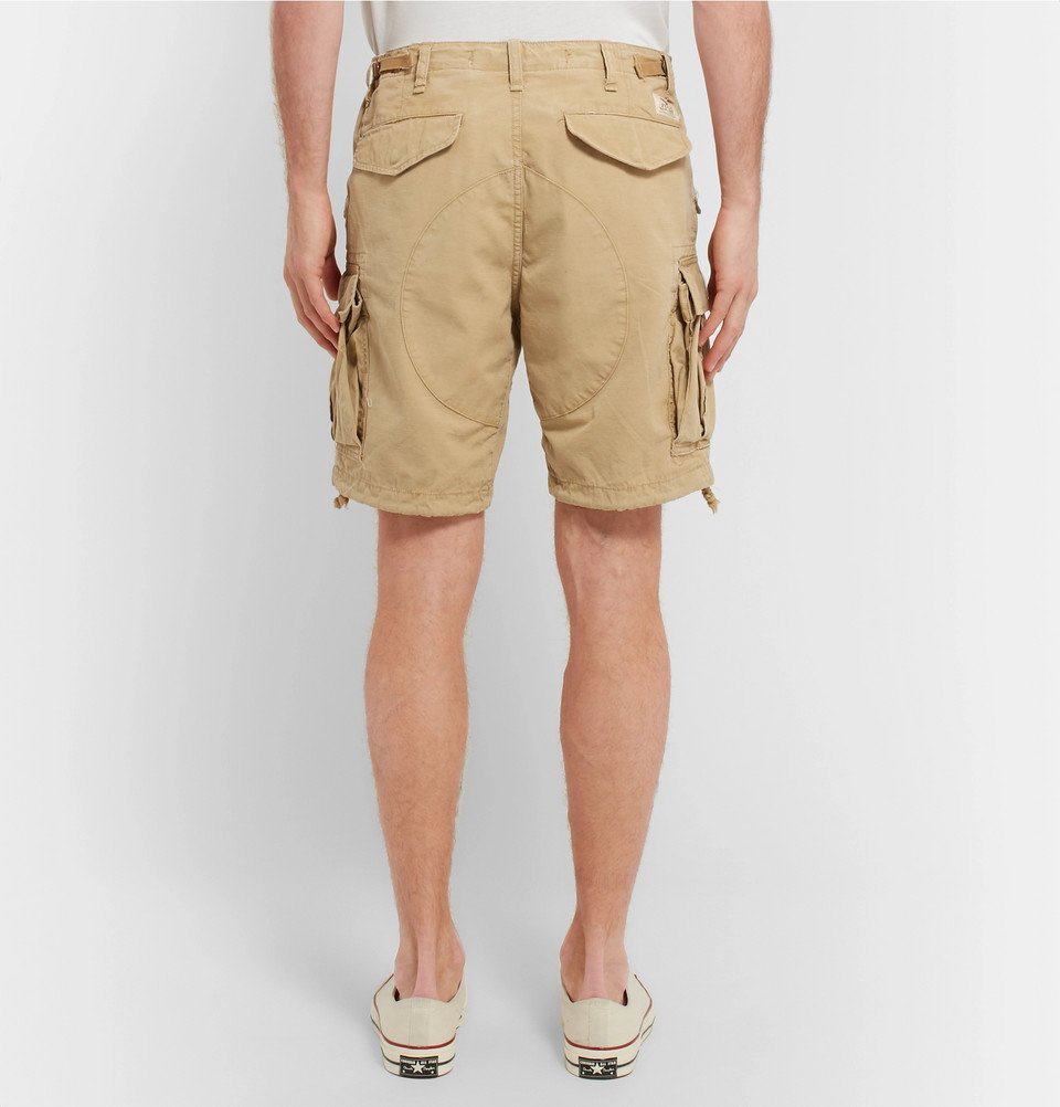 Polo Ralph Lauren - Washed Cotton-Ripstop Cargo Shorts - Men - Beige Polo  Ralph Lauren