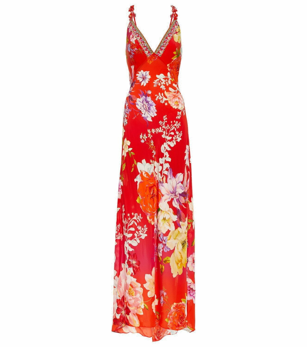 Camilla Kiss & Tell floral silk slip dress Camilla