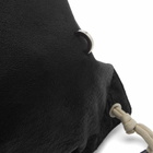 Rick Owens Women's Drawstring Backpack in Black Pearl 