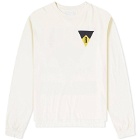 Rhude Men's Long Sleeve Blood And Mud T-Shirt in Vintage White