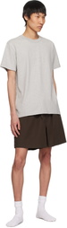 Tekla Gray Sleeping T-shirt