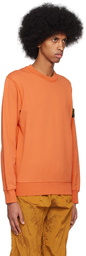 Stone Island Orange 63051 Sweatshirt