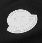 Moncler - Maglia Logo-Appliquéd Printed Loopback Cotton-Jersey Hoodie - Black