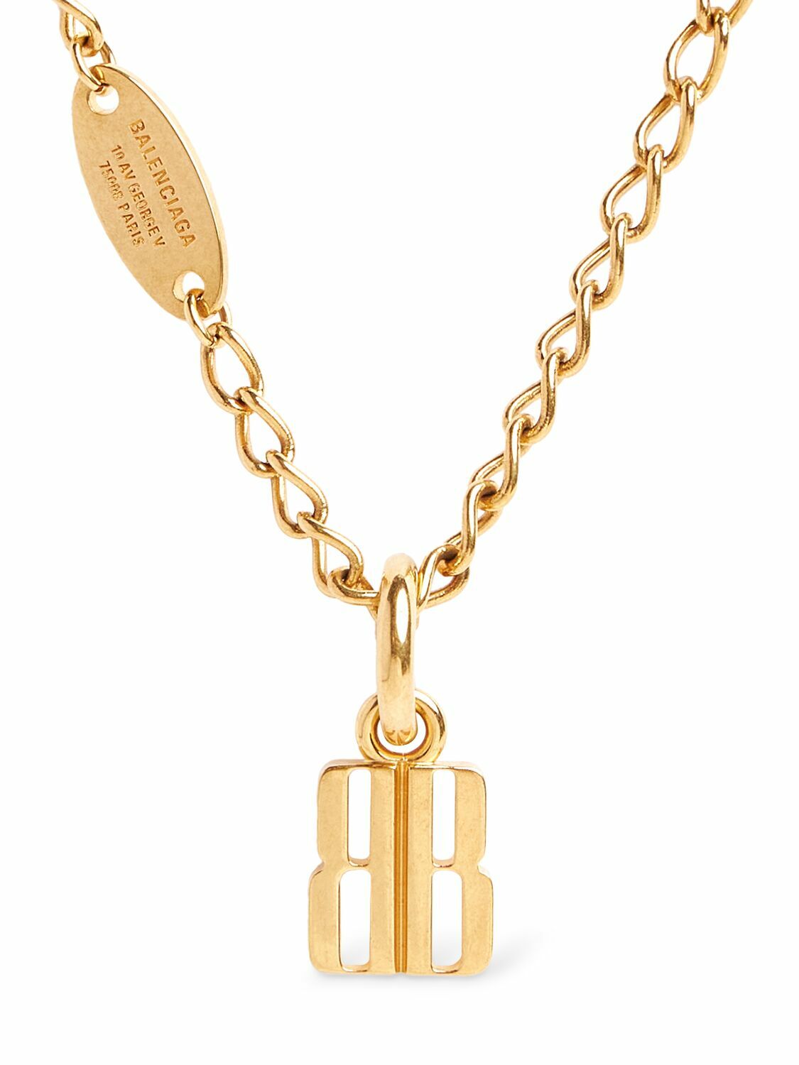 Balenciaga Silver Punk Necklace Balenciaga Balenciaga Silver Punk Necklace Balenciaga