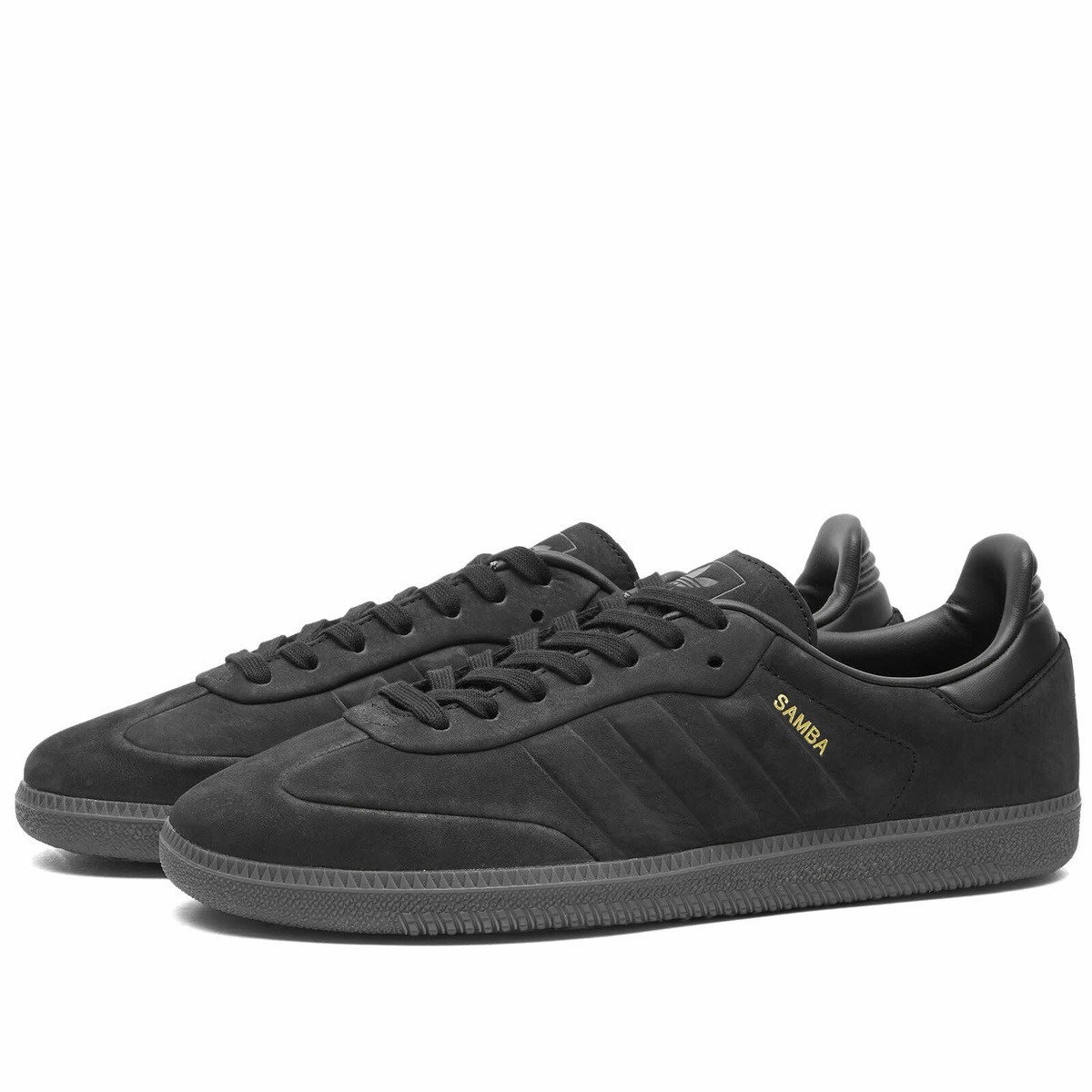 Adidas Samba Sneakers in Core Black/Gum