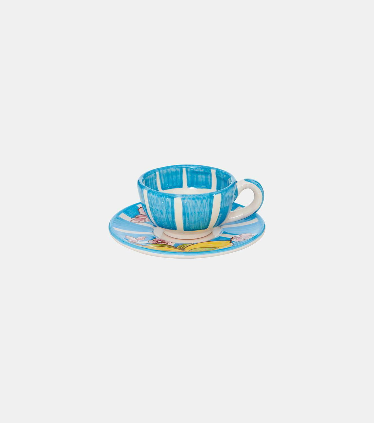 Dolce&Gabbana Casa Taormina ceramic teacup and saucer set