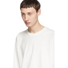 Homme Plisse Issey Miyake White Release Long Sleeve T-Shirt