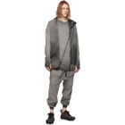 Boris Bidjan Saberi Grey Resin-Dyed Long John Lounge Pants