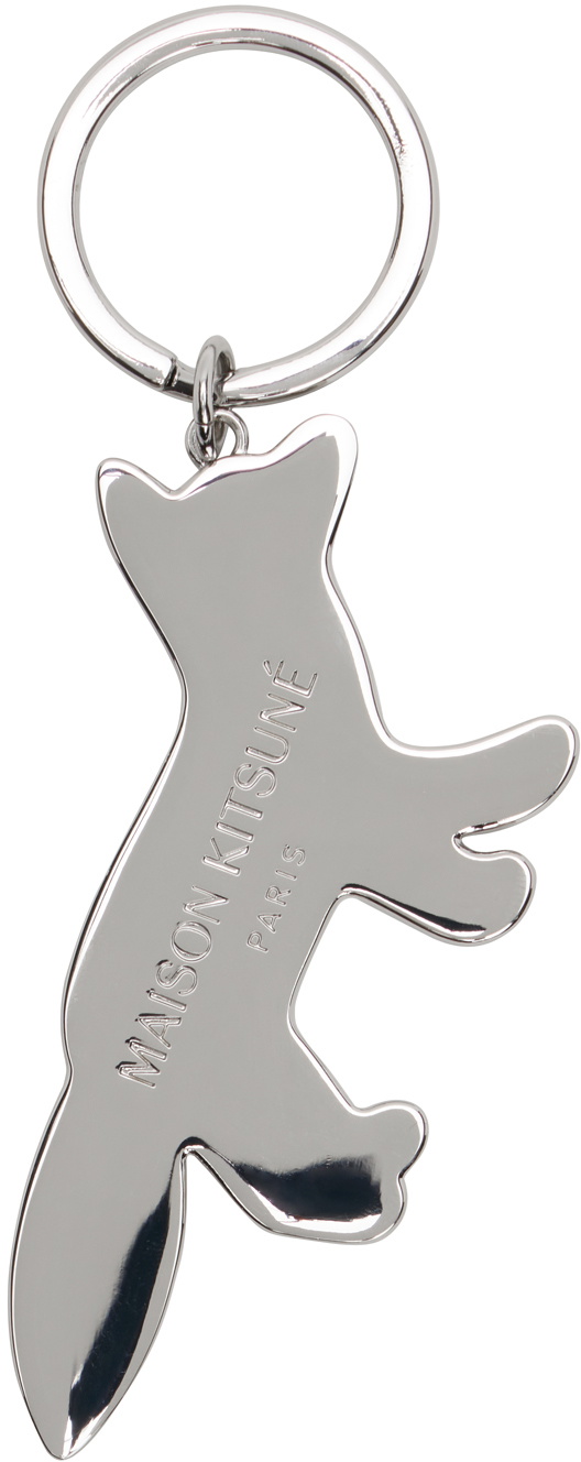 Maison Kitsuné Silver Fox Keychain