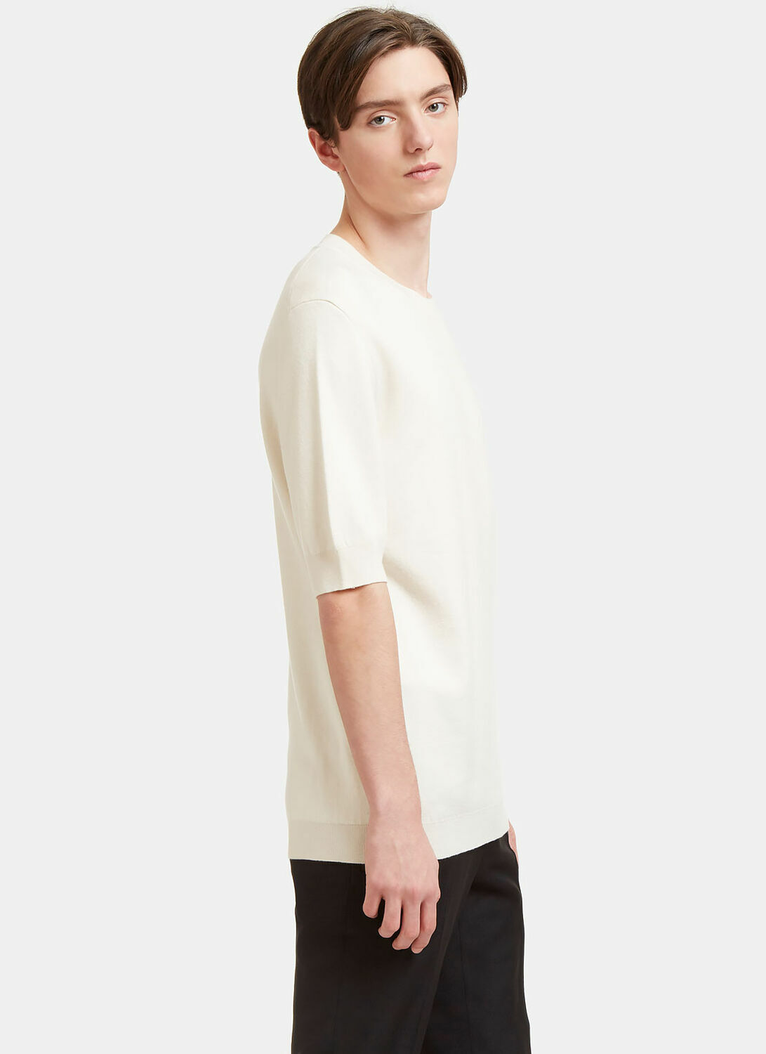 Aiezen Silk and Cashmere-Blend Fine-Knit T-Shirt
