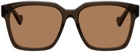 Gucci Brown Square Sunglasses