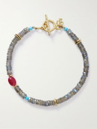Peyote Bird - Ember Gold-Plated Multi-Stone Beaded Bracelet