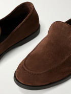 George Cleverley - Cornwall Suede Loafers - Brown