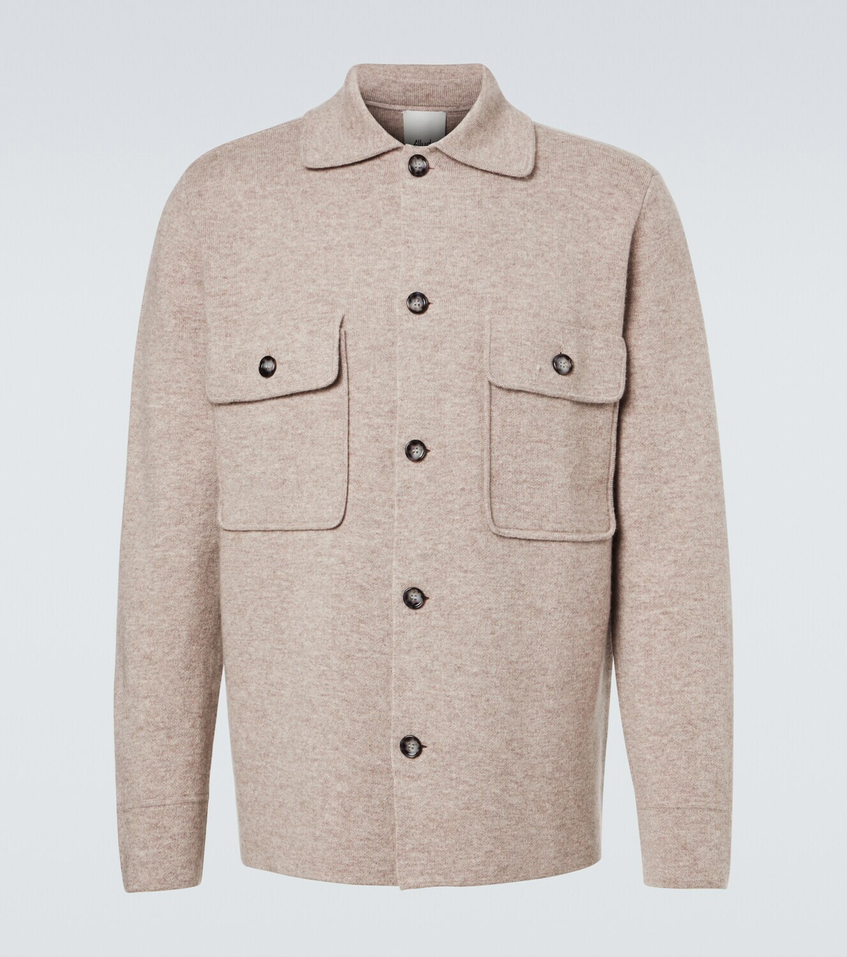 Allude Wool and cashmere overshirt