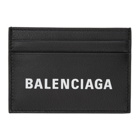 Balenciaga Black Everyday Logo Card Holder