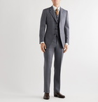 Kingsman - Conrad Slim-Fit Checked Wool Suit Jacket - Blue