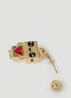 Robot Earring in Gold