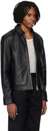 Han Kjobenhavn Black Zip Leather Jacket
