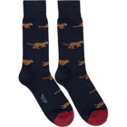 Paul Smith Navy Live Faster Socks