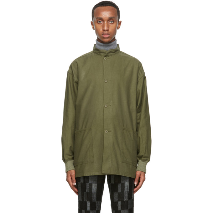 Photo: Needles Green Twill Army Shirt