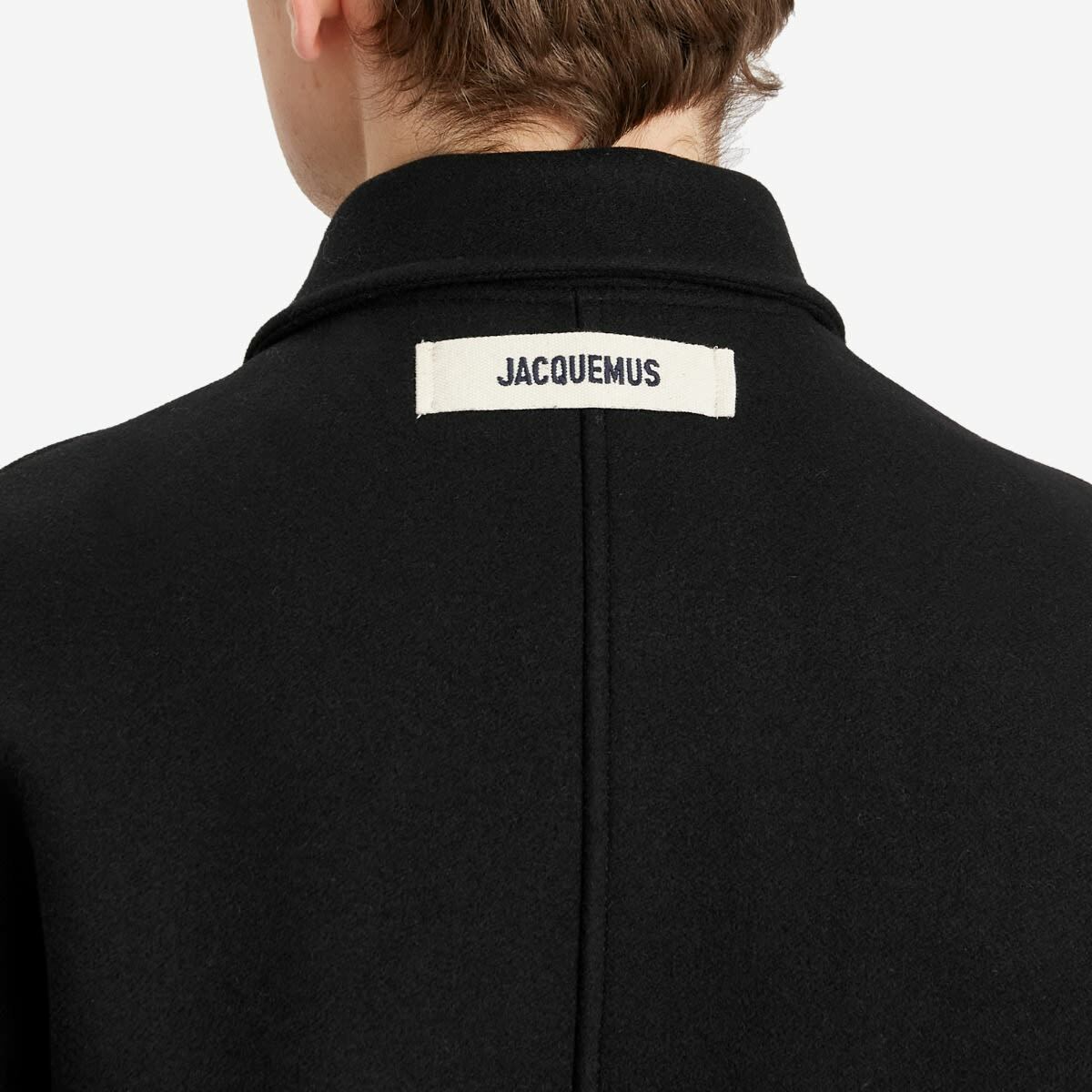 Jacquemus Men's Felt Bomber Jacket in Black