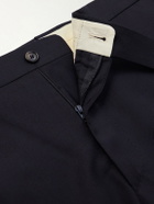 De Petrillo - Straight-Leg Wool-Blend Suit Trousers - Blue
