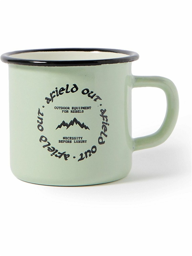 Photo: Afield Out® - Canyon Logo-Print Enamelware Mug